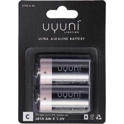 UYUNI BATTERIJ C 1.5V 6700 MAH 2 STUKS